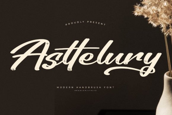 Asttelury: A Modern Script Font for Web Design