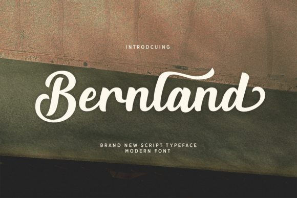 Bernland Font for Professional Branding