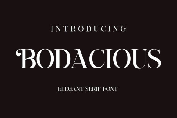 Bodacious Serif Font for Modern Web Design