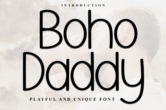 Boho Daddy Font for Web Design: A Warm and Playful Display Typeface