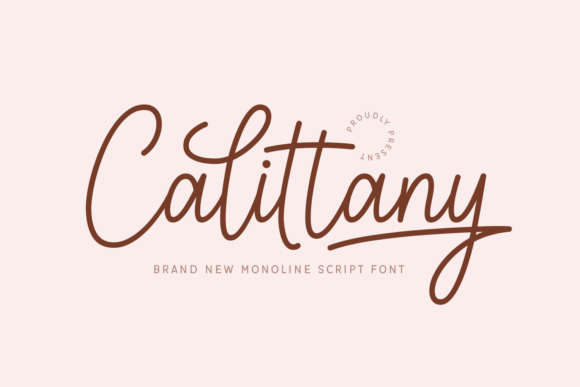 Calittany: The Modern Script Font That Elevates Campaign Design