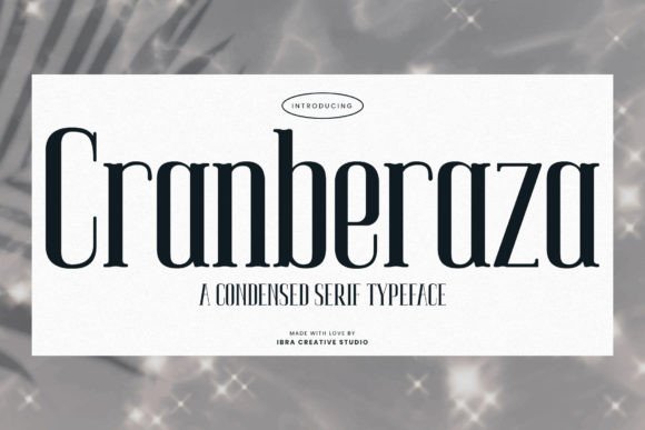 Cranberaza: A Timeless Serif Font for Modern Editorial Design
