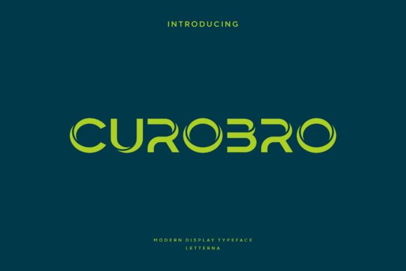 Curobro: A Futuristic Sans Serif Font for Modern Branding