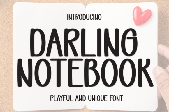 Darling Notebook: A Versatile Sans Serif Font for Modern Web Design