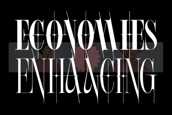 Economies Enhancing Font for Modern Marketing