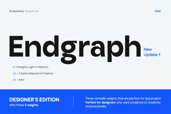Endgraph: A Modern Sans Serif Font for Crafters and Creators