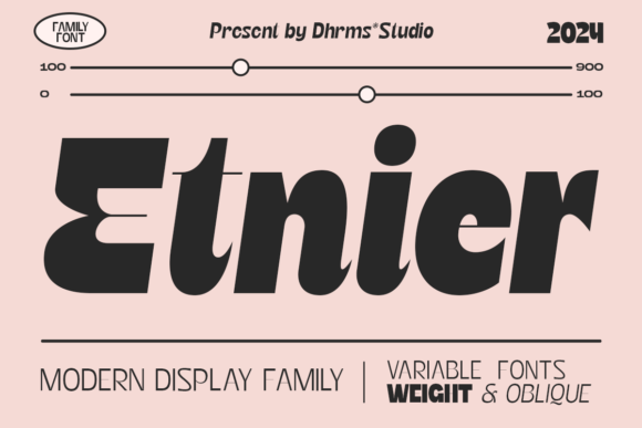 Etnier – A Modern Sans Serif Font for Editorial Design