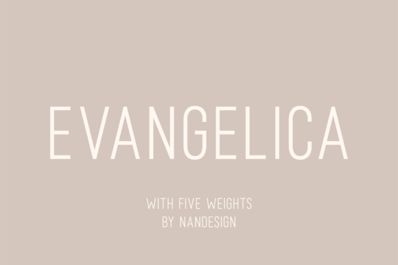 Evangelica Font for Modern Web Design