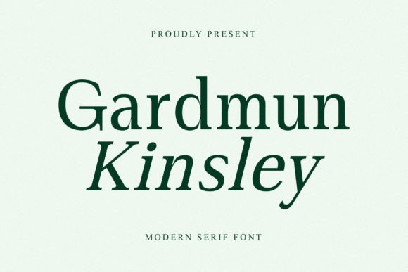 Gardmun Kinsley: A Serif Font for Timeless Editorial Design