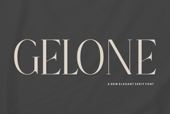 Gelone Serif Font for Modern Branding