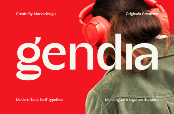 Gendra: A Modern Sans Serif Font for Campaign Creatives