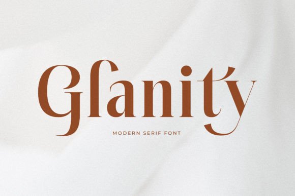 Glanity: A Luxurious Serif Font for Handmade Creations