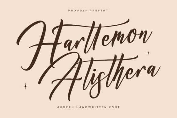 Harttemon Alisthera: Elevating Brand Identity with a Luxurious Script Font