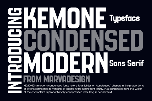 Kemone: A Modern Sans Serif Font for Web Design