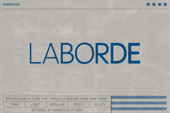 Laborde Font: A Modern Sans Serif for Editorial Elegance