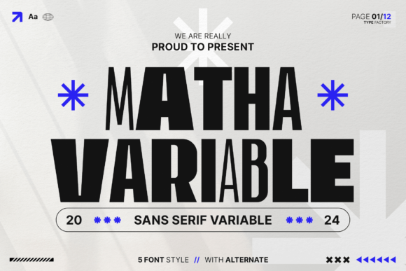 Matha: A Versatile Sans Serif Font for Crafters and Makers
