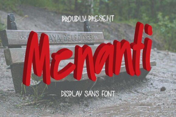 Menanti: A Handwritten Font for Craft Creators