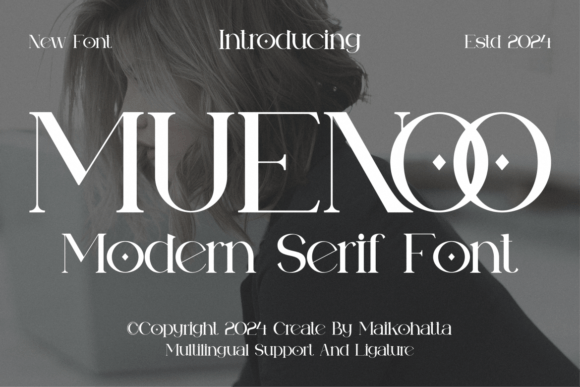 Muenoo Modern Serif Font for Business Branding