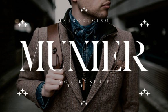 Munier: A Modern Serif Font for Editorial Elegance