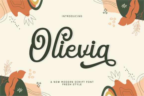 Olievia – A Modern Script Font for Web Design