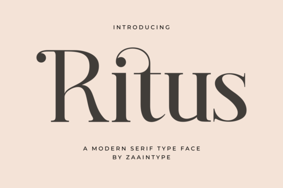 Ritus Serif Font for Timeless Branding