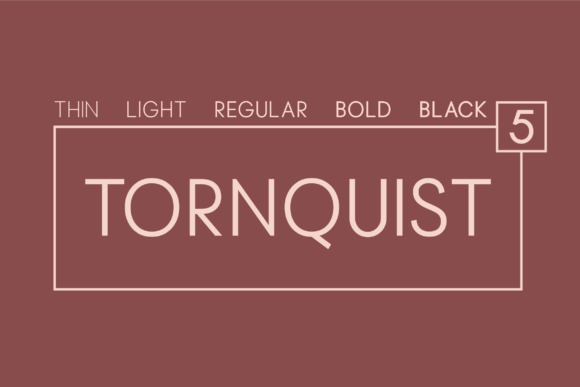 Tornquist Font for Clear, Modern Campaigns