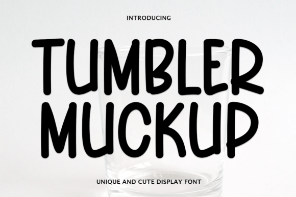 Tumbler Mockup: A Handwritten Font for Modern Web Design